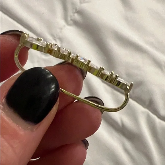 Melinda Maria Crystal Ear Cuff - Picture 2 of 5